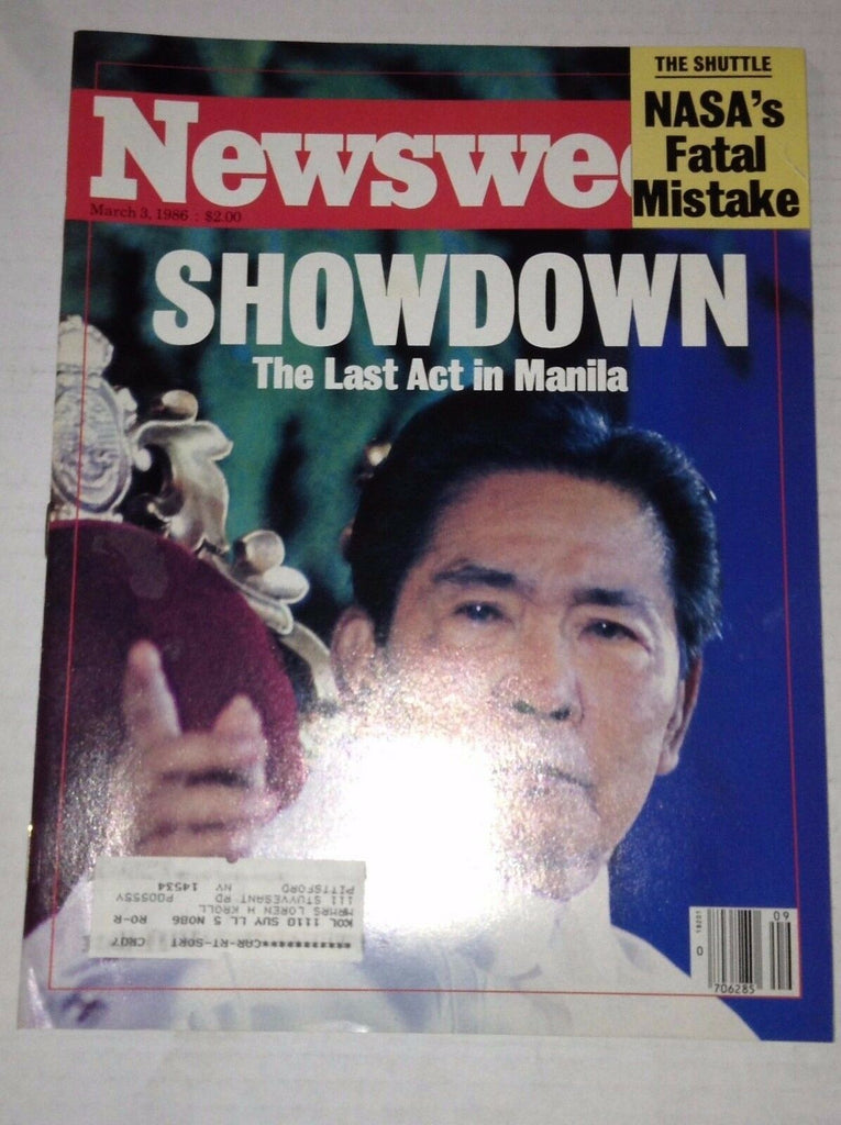 Newsweek Magazine The Last Act In Manila March 3, 1986 102016RH