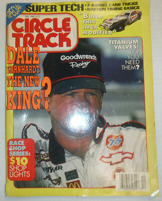 Circle Track Magazine Dale Earnhardt & Titanium Valves December 1991 020415R