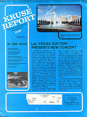 Kruse Report Spring 1975 Las Vegas Auction EX 071616jhe