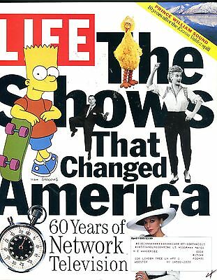 LIFE Magazine April 1999 The Simpsons I Love Lucy 60 Minutes EX 090216jhe