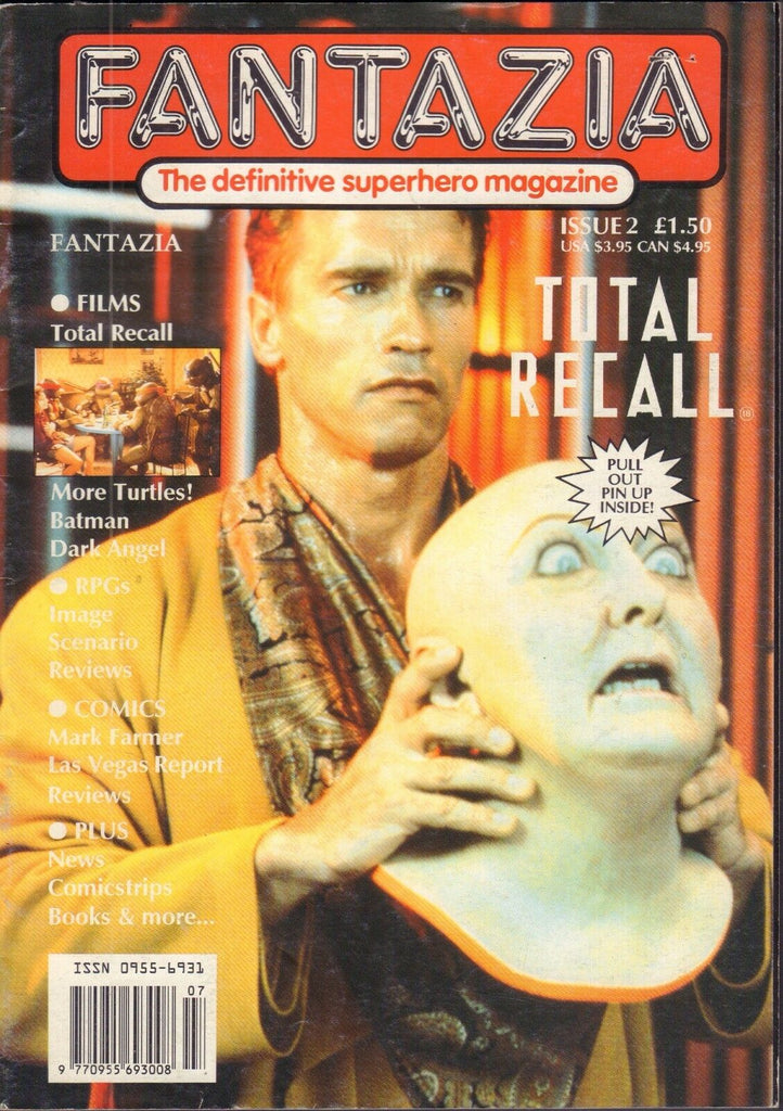 Fantazia Issue 2 Arnold Schwarzenegger Total Recal 091517DBE