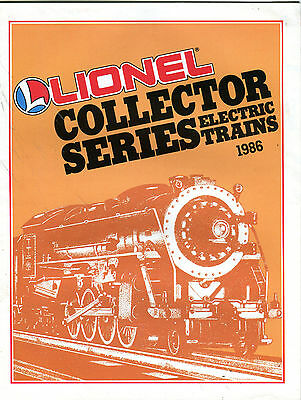 Lionel Collector Series Electric Trains 1986 Catalog EX 071016jhe2