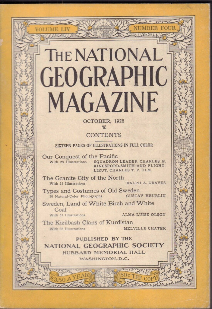 National Geographic October 1928 The Granite City of the North 020817DBE