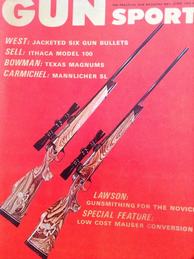 Gun Sport Magazine Jacketed Six Gun Bullets May/June 1968 010118nonrh