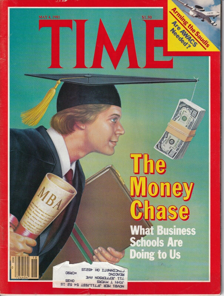 Time Magazine The Money Chase Business Schools May 4, 1981 031919nonr