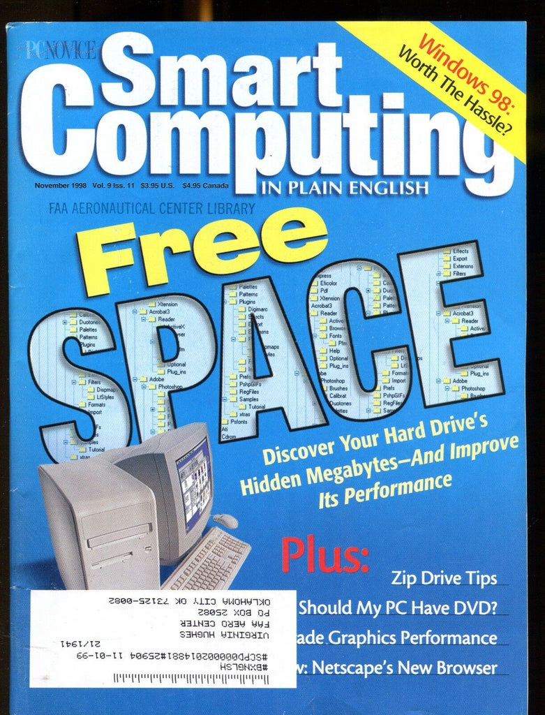 Smart Computing Magazine November 1998 Free Space FAA EX w/ML 022417nonjhe