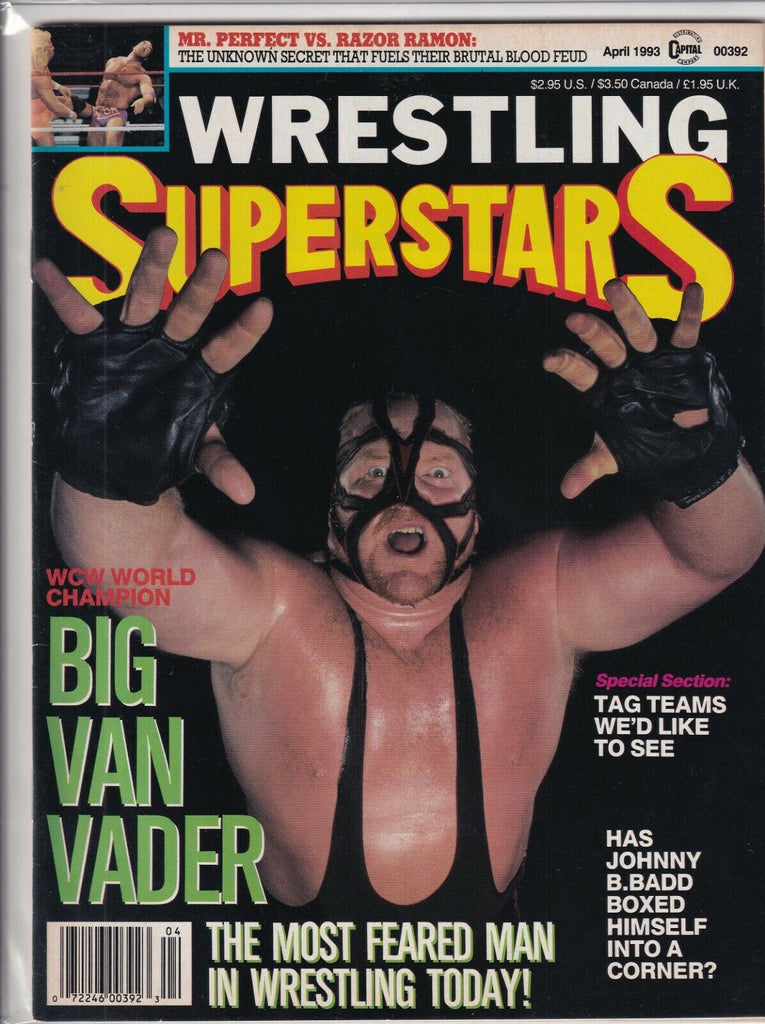 Wrestling Superstars Mag Big Van Vader Mr. Perfect April 1993 091019nonr