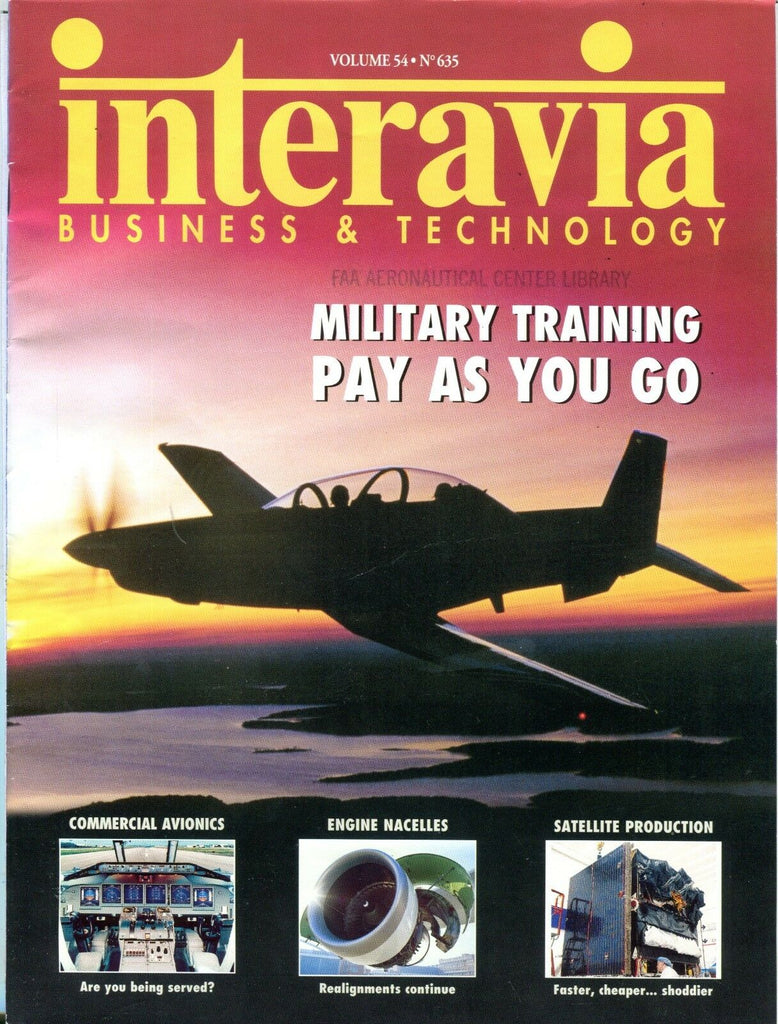 Interavia Magazine October 1999 Military Training EX No ML FAA Library 102016jhe