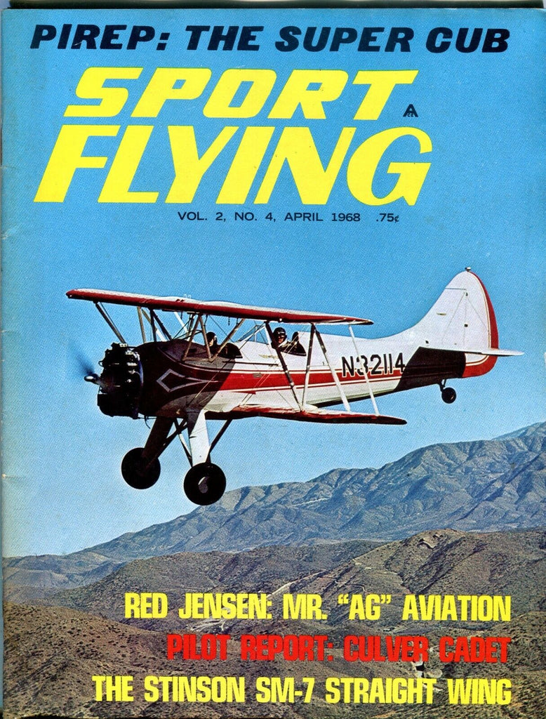 Sport Flying Magazine April 1968 Red Jensen EX No ML 042917nonjhe