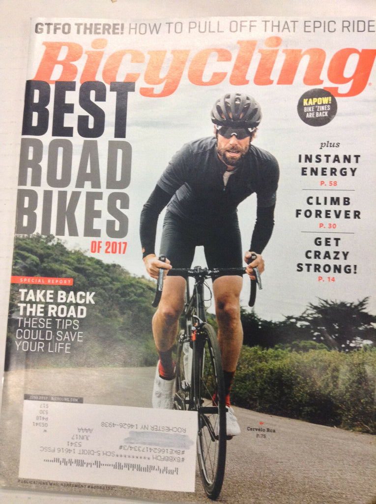 Bicycling Magazine Best Road Bikes Instant Engergy June 2017 071217nonr