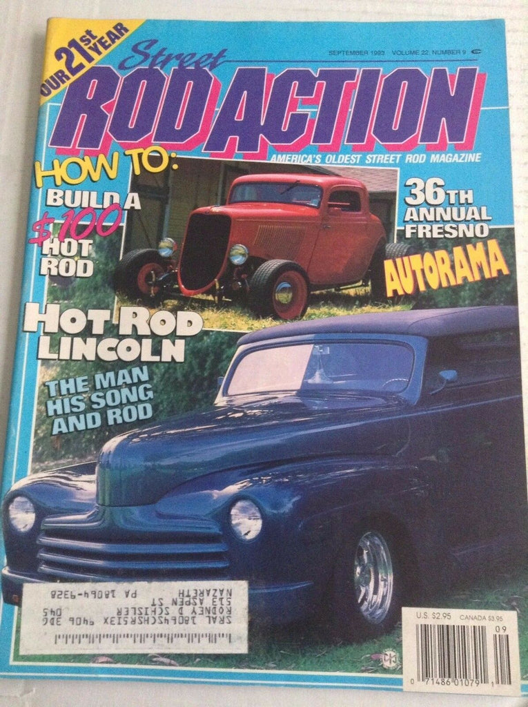 Rod Action Magazine 36th Annual Fresno September 1993 032417NONRH