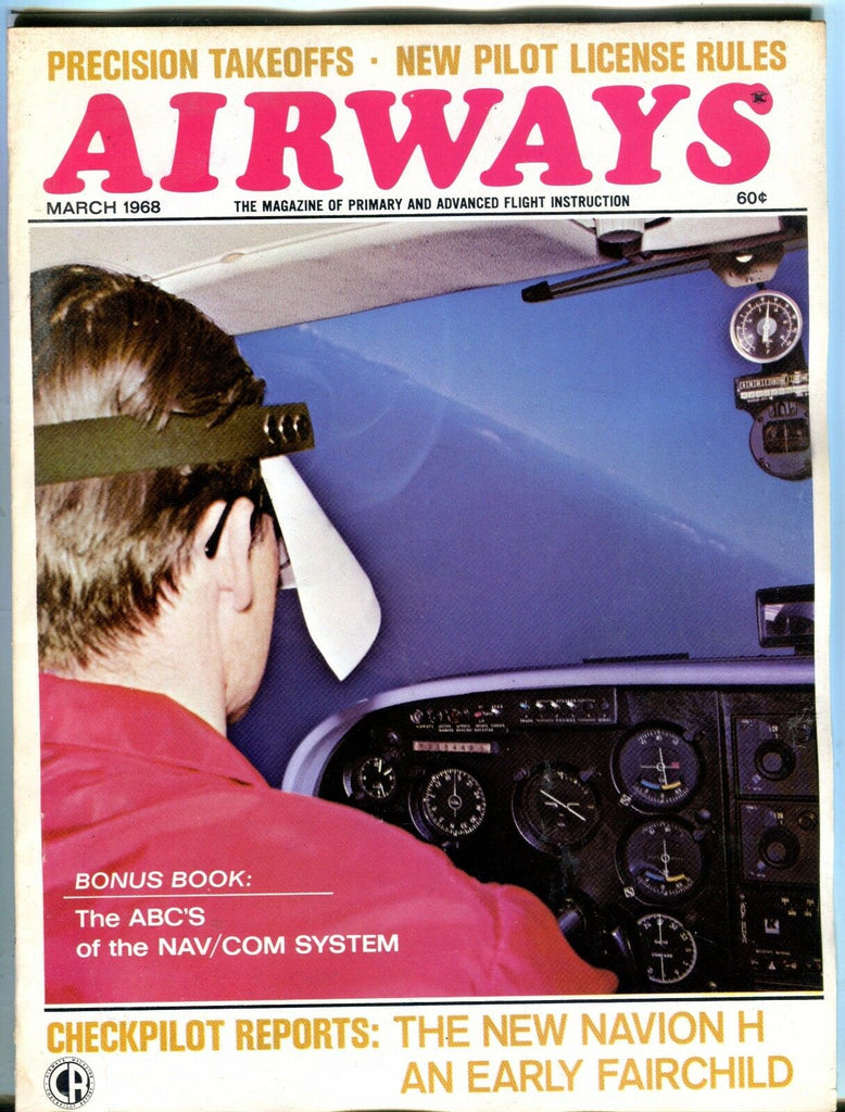 Airways Magazine March 1968 NAV/COM System EX No ML 042917nonjhe
