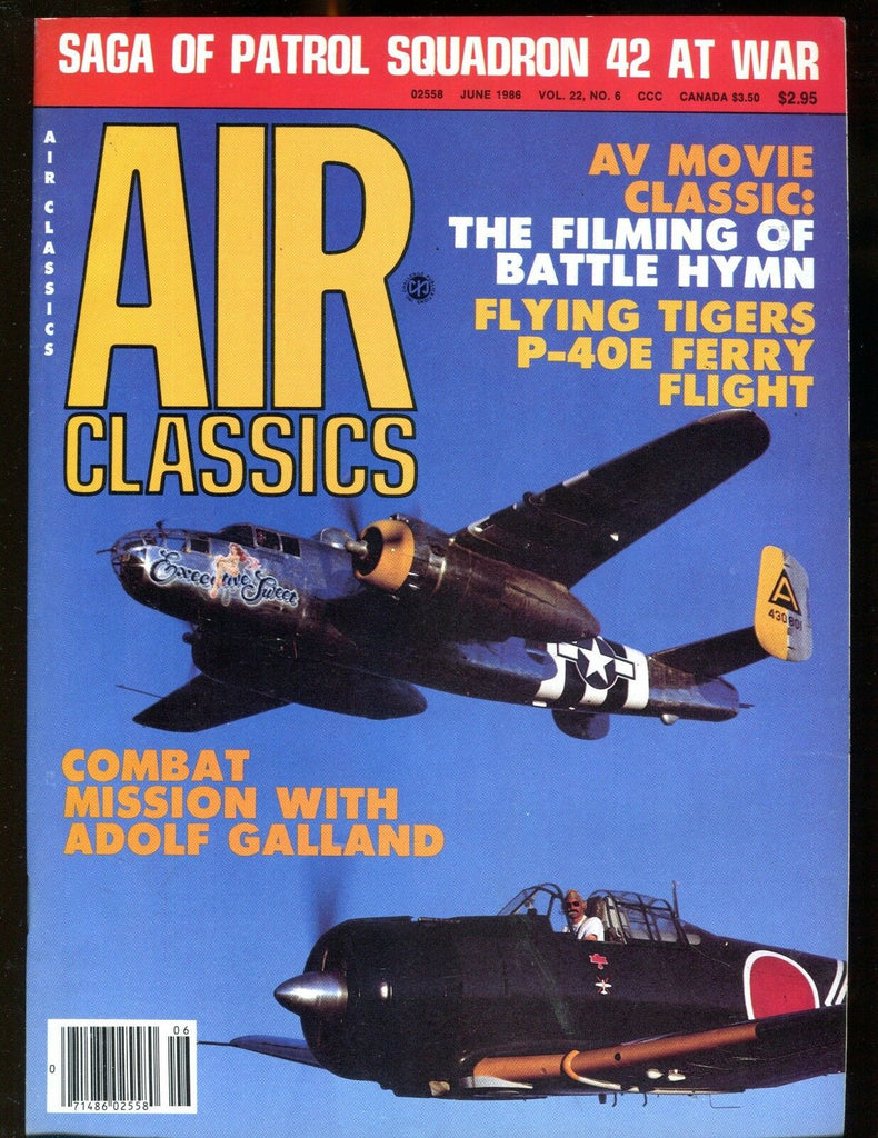 Air Classics Magazine June 1986 Adolf Galland EX No ML 120516jhe