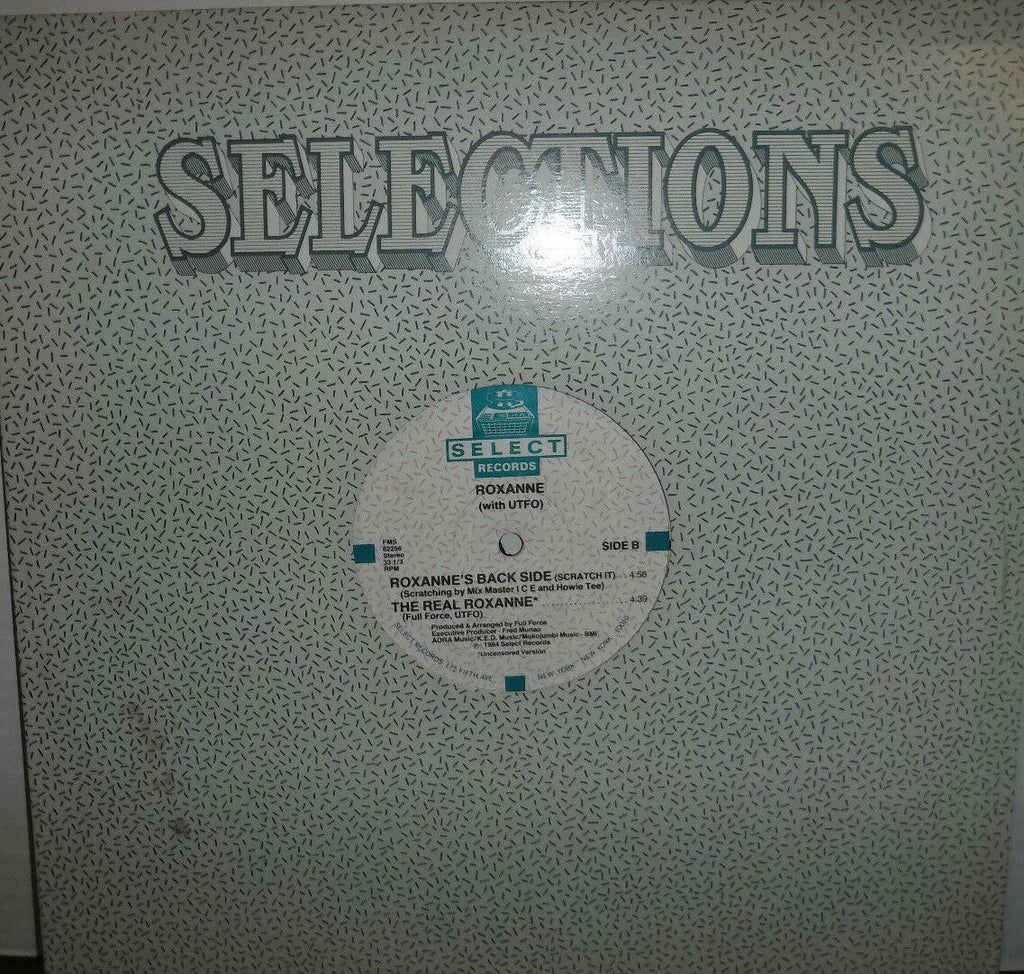 Roxanne with UTFO 12" SIngle vinyl FMS62256 010618LLE