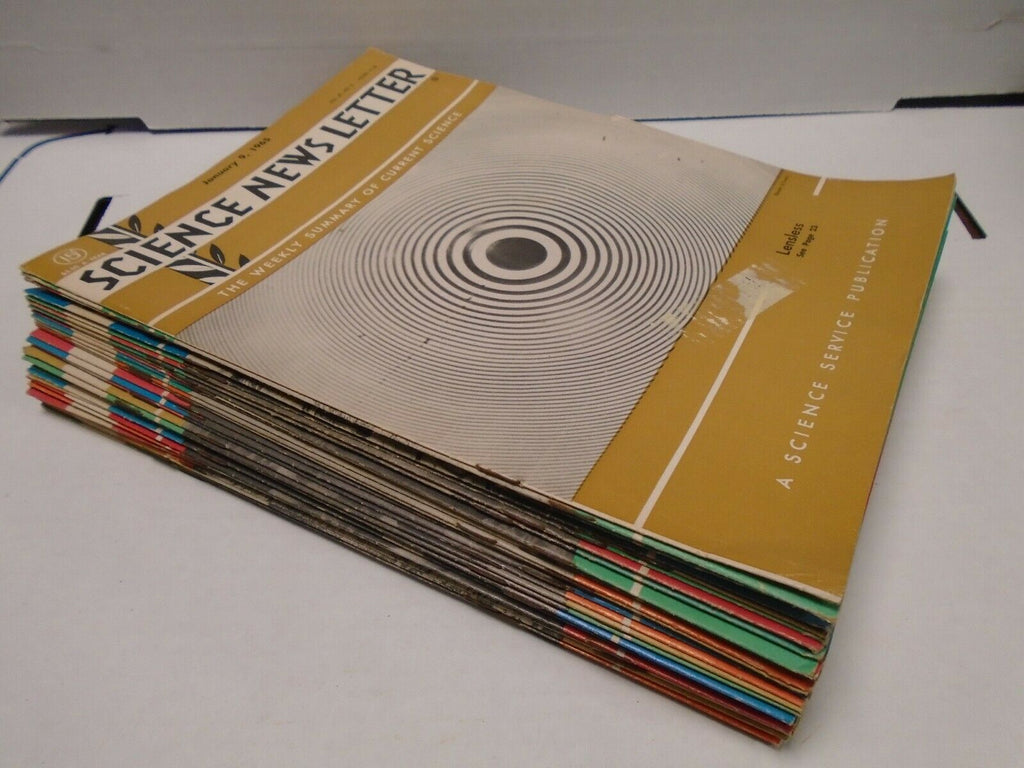 Science News Letters 1965 FULL Year of Vintage Weekly Issues 010920AME