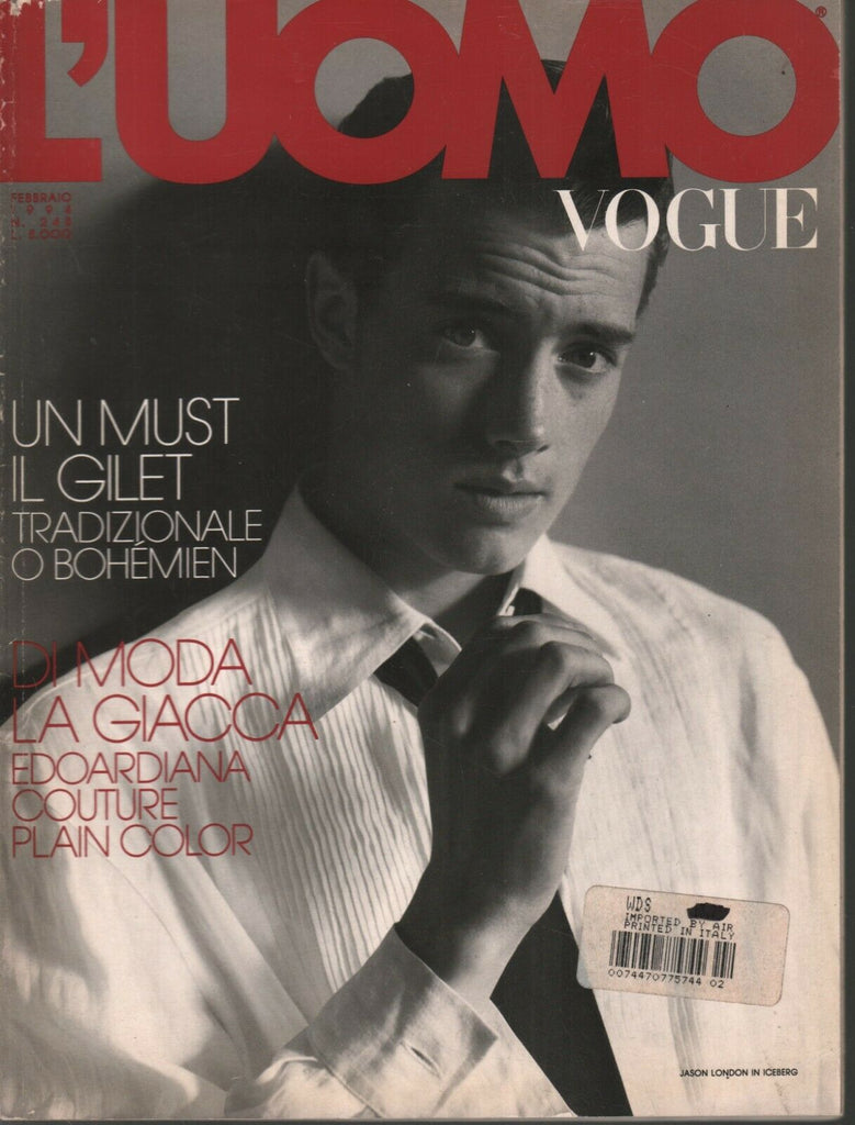 L'uomo Vogue Fashion February 1994 Steven Meisel Mario Testino 012721ame2