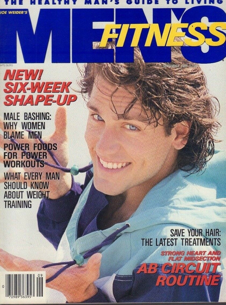 Mens Fitness September 1988 Darren Keith Matthew Kent Bonnie Richards 121318DBE