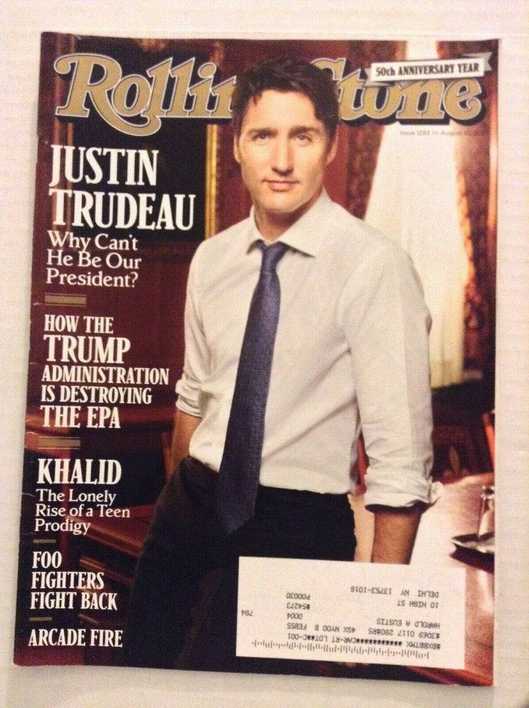 Rolling Stone Mag Justin Trudeau Donald Trump August 10, 2017 080819nonrh