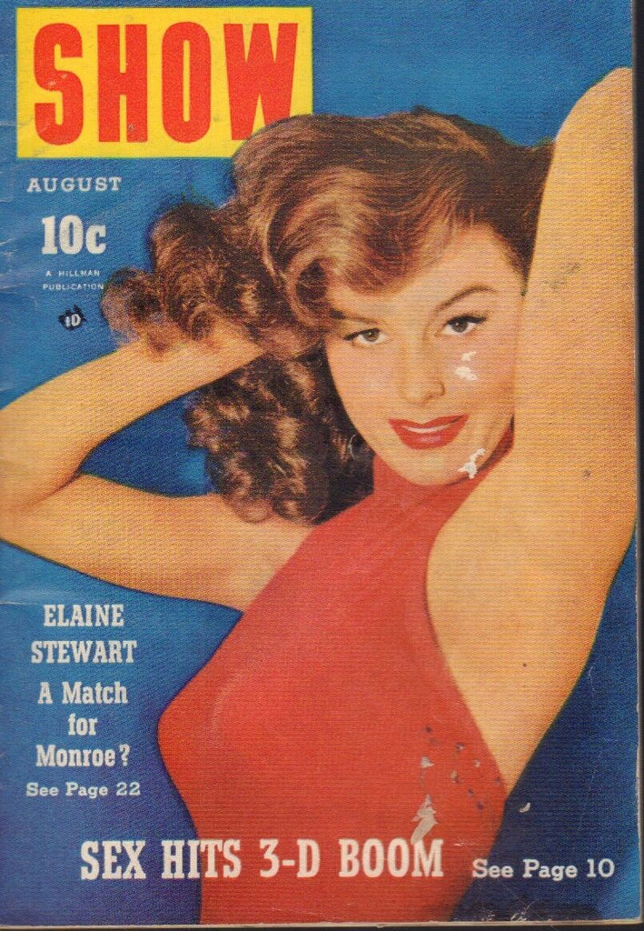 Show Digest August 1953 Elaine Stewart Cheesecake Pin Up 091218AME2