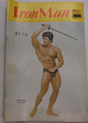 Iron Man Magazine Frank Zane March 1978 110514R