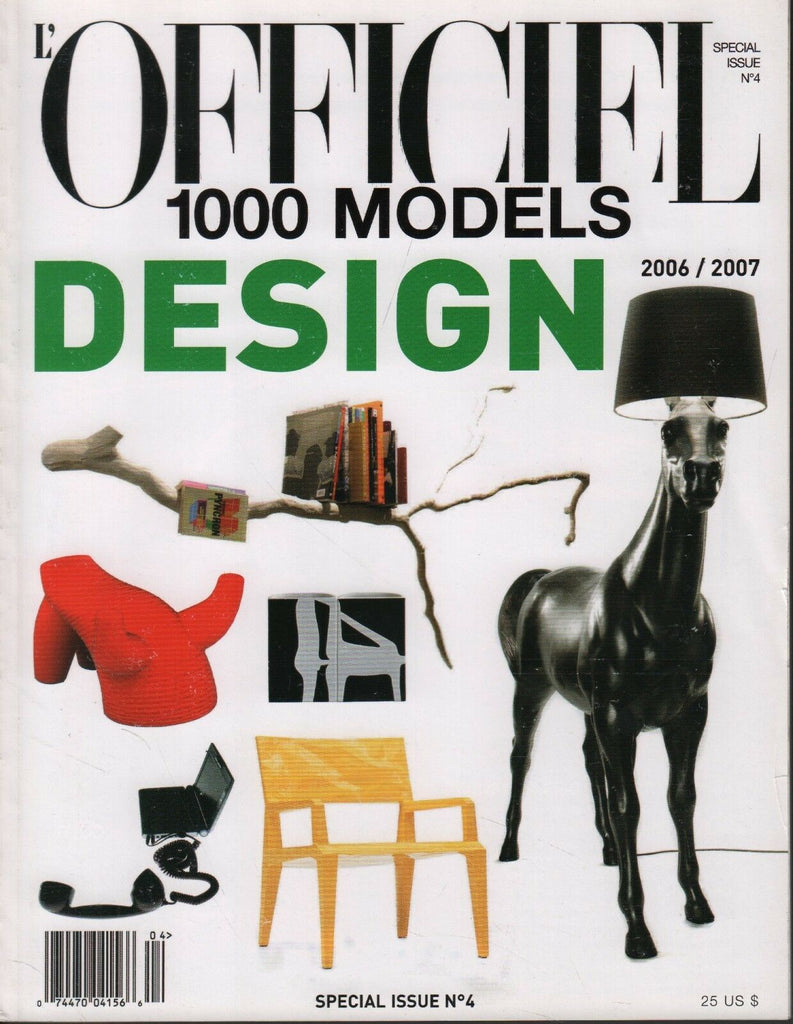 L'Officiel Special #4 1000 Models Design 2006 2007 French Magazine 102218DBE