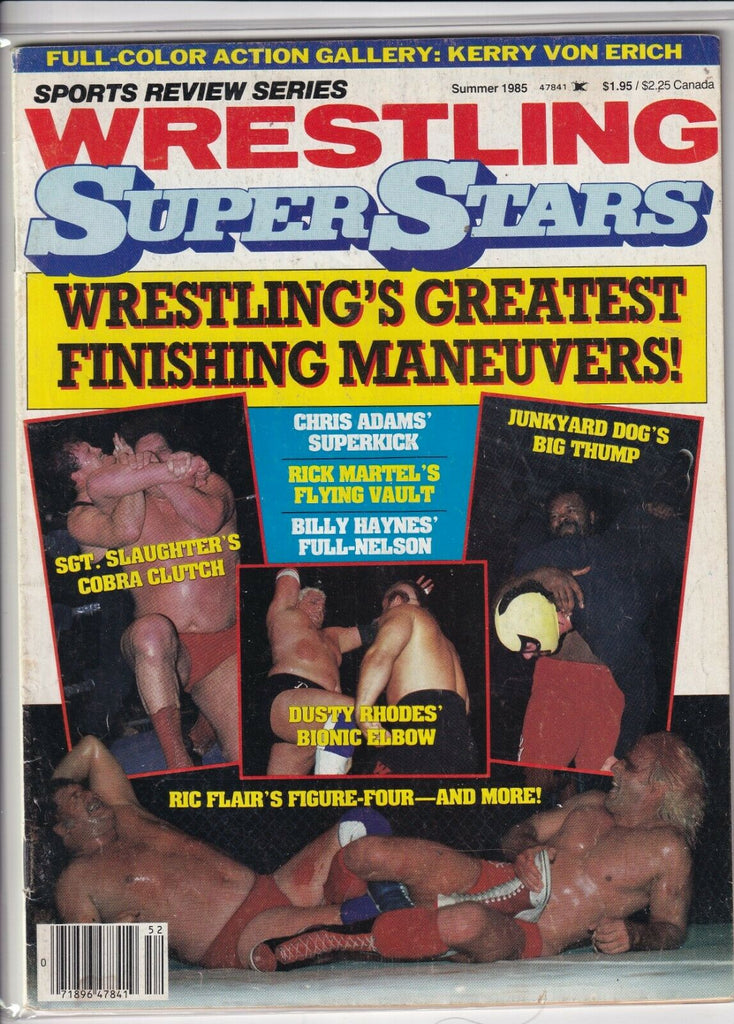 Wrestling Superstars Sgt. Slaughter Dusty Rhodes Summer 1985 052819nonr