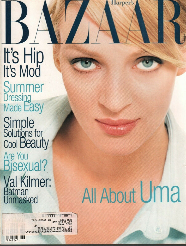 Harper's Bazaar June 1995 Uma Thurman Val Kilmer Batman 031020AME2