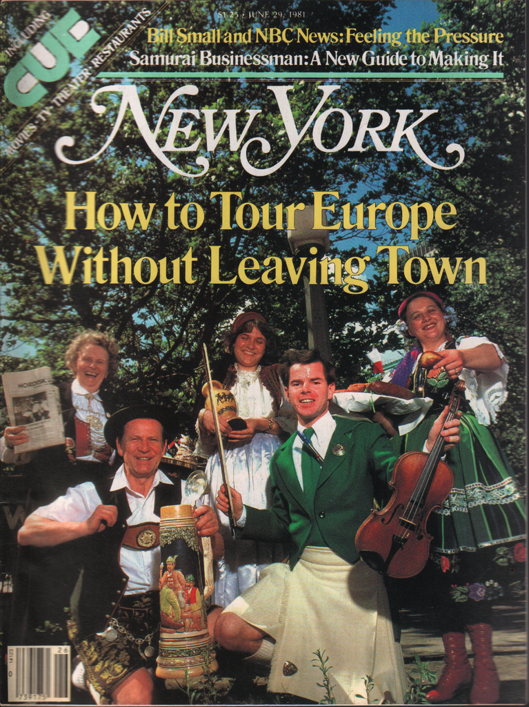 New York Cue Magazine June 29 1981 Francois Bota Tchaikovsky Fest 052220AME
