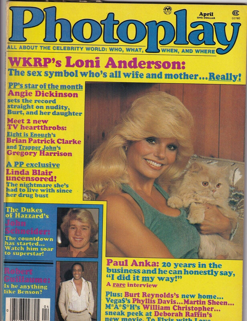 Photoplay Magazine Paul Anka Loni Anderson April 1980 062819nonr