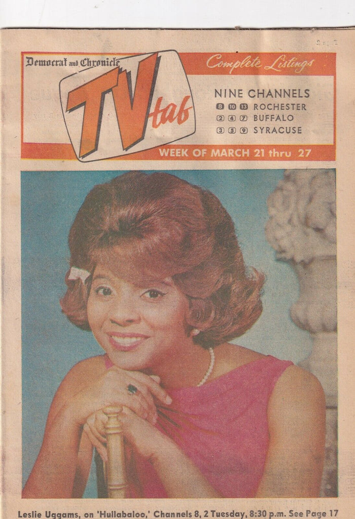 TV Tab Magazine Leslie Uggams On Hullabaloo March 21-27 1950s 100319nonr