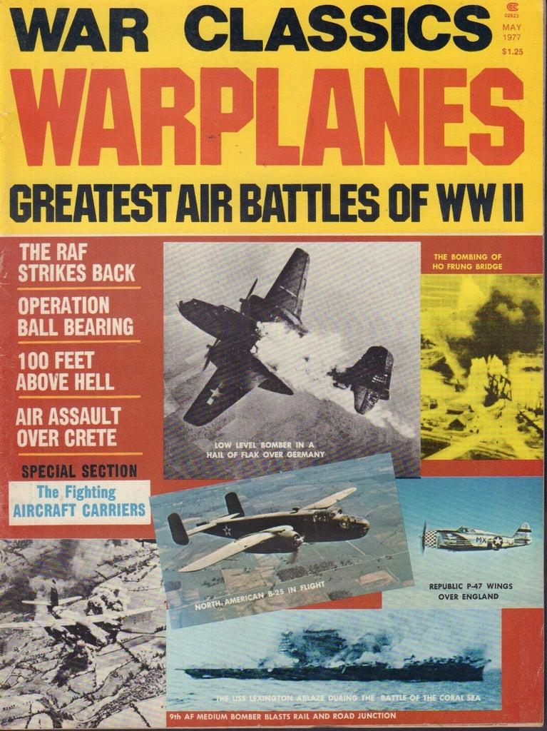 War Classics Warplanes May 1977 Air Battles Of WWII 081917nonjhe