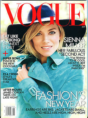 Vogue Magazine January 2015 Sienna Miller EX 070816jhe