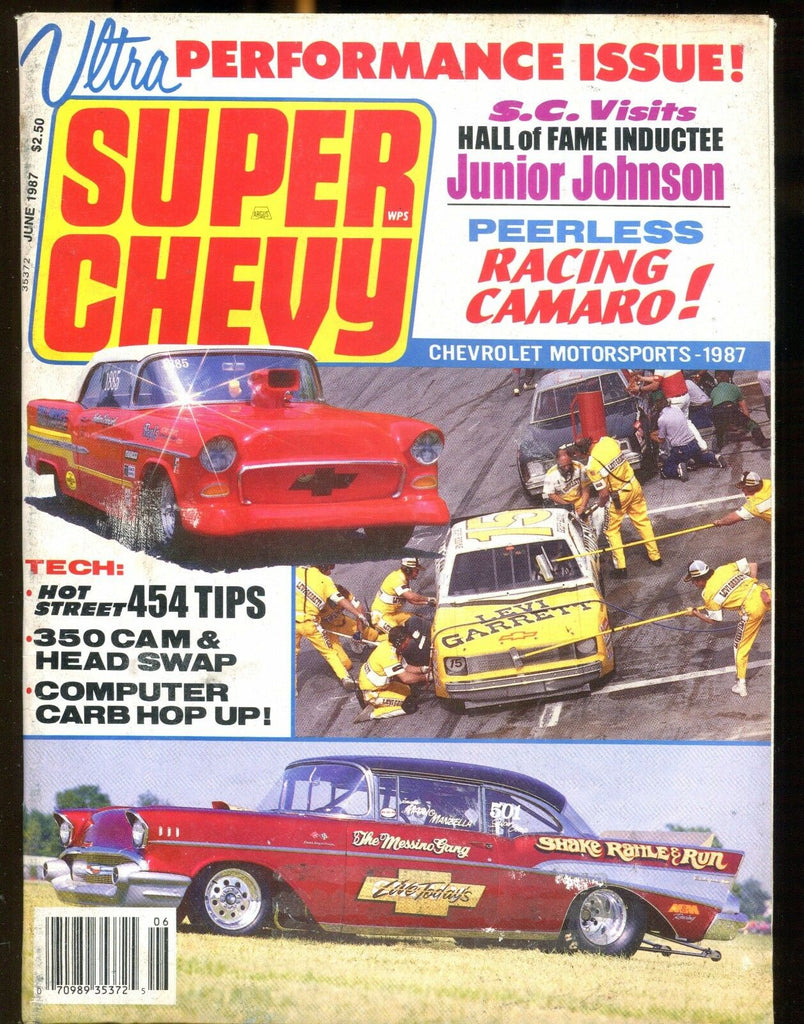 Super Chevy Magazine June 1987 Junior Johnson VG No ML 022717nonjhe