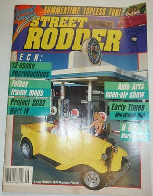 Street Rodder Magazine Lynda Raible's 1931 Roadster Pickup June 1988 010215R