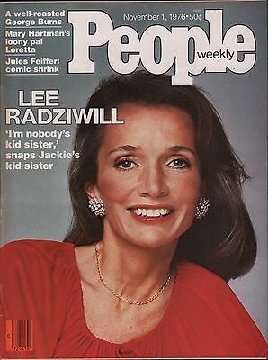 People Weekly November 1 1976 Lee Radziwill, George Burns VG 012716DBE