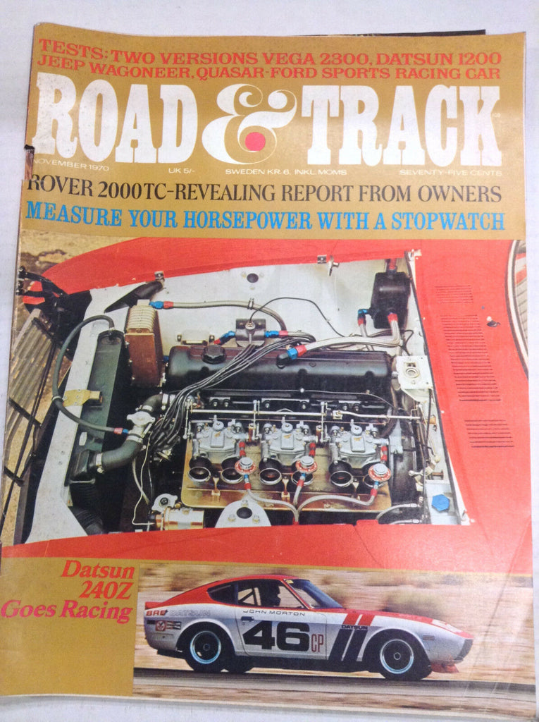 Road & Track Magazine Rover 2000TC Owner Reports November 1970 060117nonr