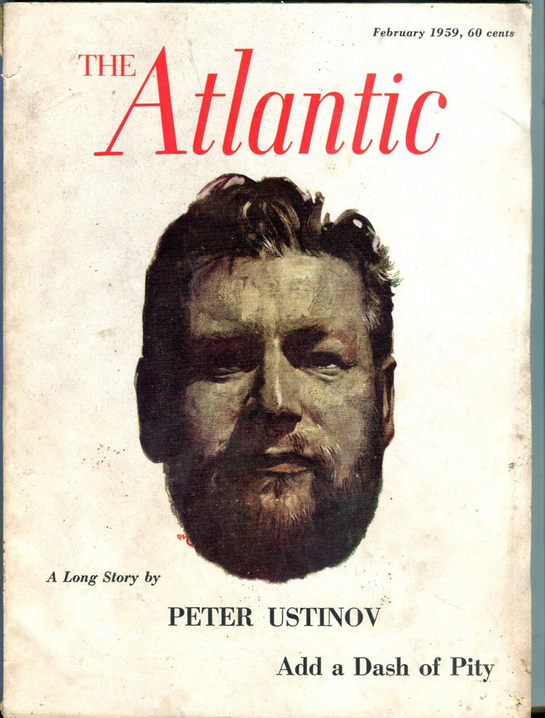 The Atlantic Magazine February 1959 Peter Ustinov GD 043017nonjhe