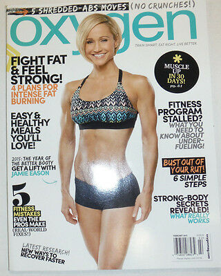 Oxygen Magazine Fight Fat & Feel Strong Jamie Eason February 2015 012615R