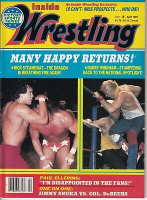 Inside Wrestling Ricky Steamboat Barry Windham April 1987 022719nonr