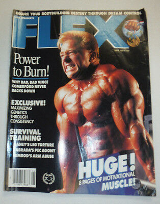 Flex Magazine Vince Comerford & Survival Training June 1990 121214R