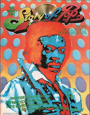 Story of Pop Part 17 Jimi Hendrix , Stevie wonder 1973 EX 111915DBE