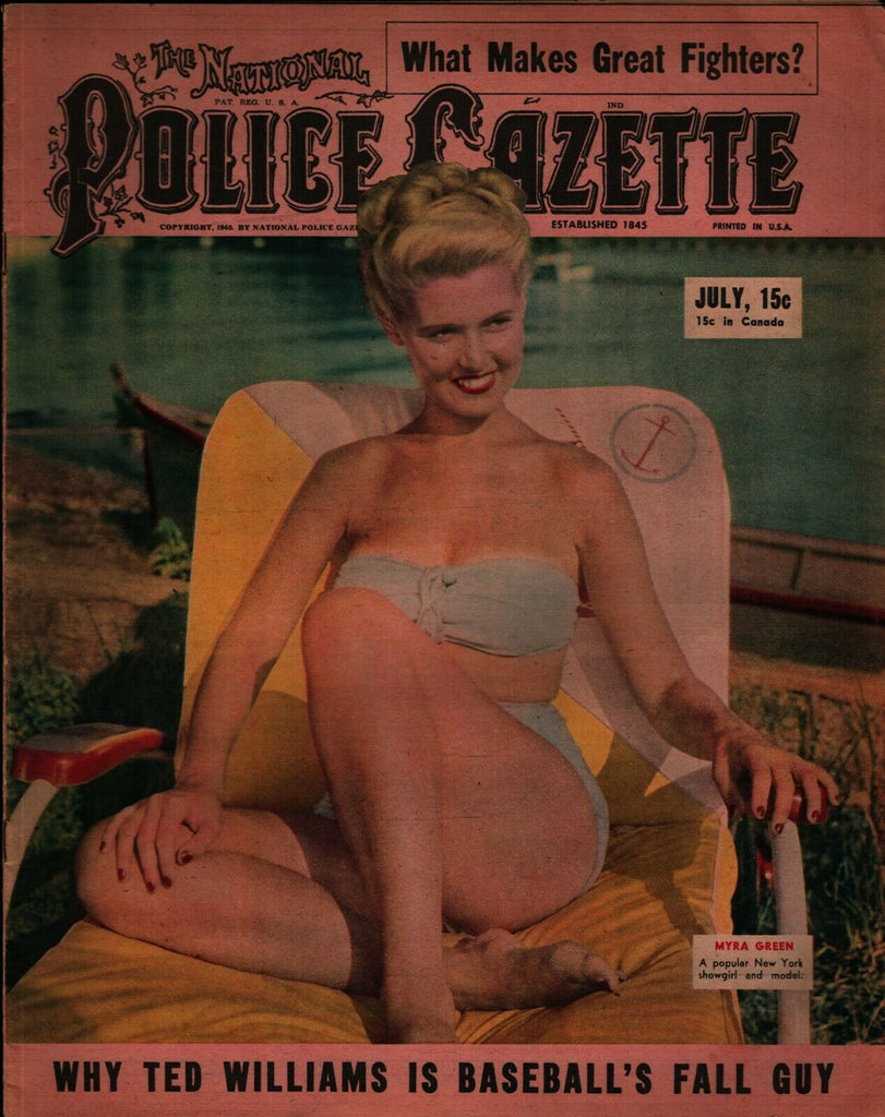 Police Gazette July 1948 Myra Green Ted Esther Williams 022321ame2