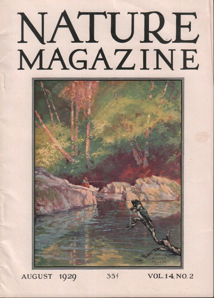 Nature Magazine August 1929 Florence G McCabe w/ Original Brown Mailer 081618DBE