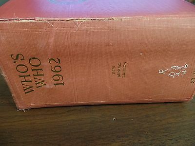 Who's Who 1962 114th Annual Edition St. Martin's Ex-FAA Library 021116ame7