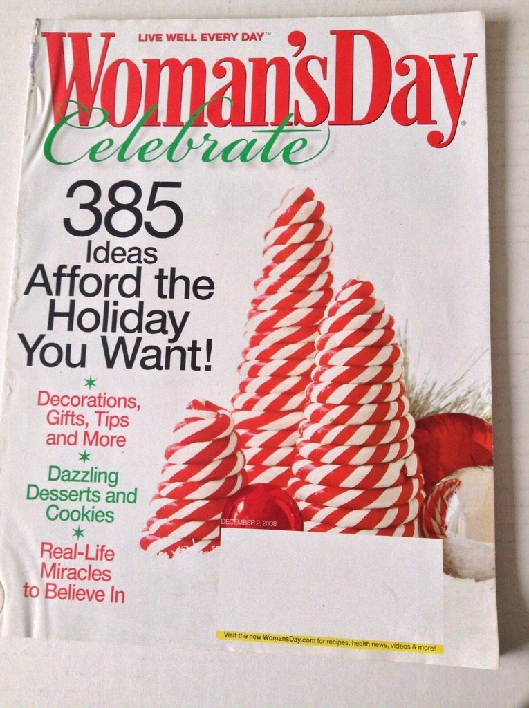 Woman's Day Magazine 385 Ideas Afford The Holiday December 2008 050817nonrh