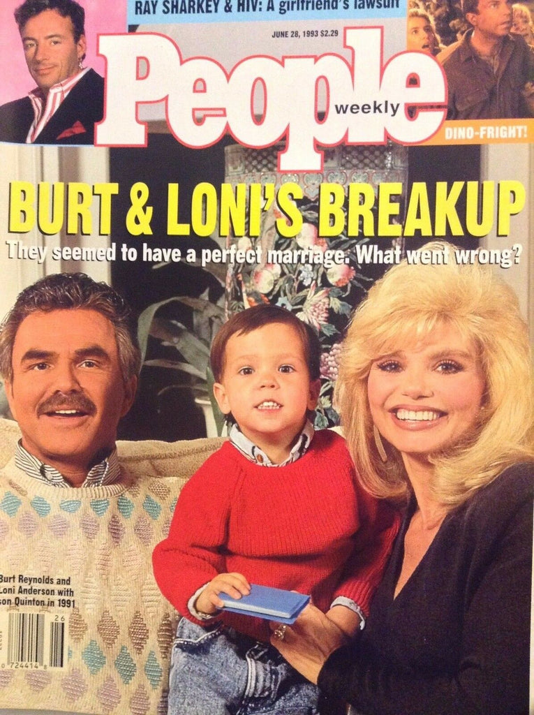 People Magazine Burt Reynolds Loni Anderson June 28, 1993 NO ML 110817nonrh3