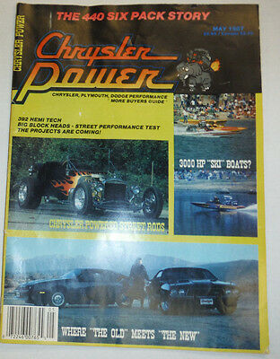 Chrysler Power Magazine Chrysler Powered Street Rods May 1987 022015r