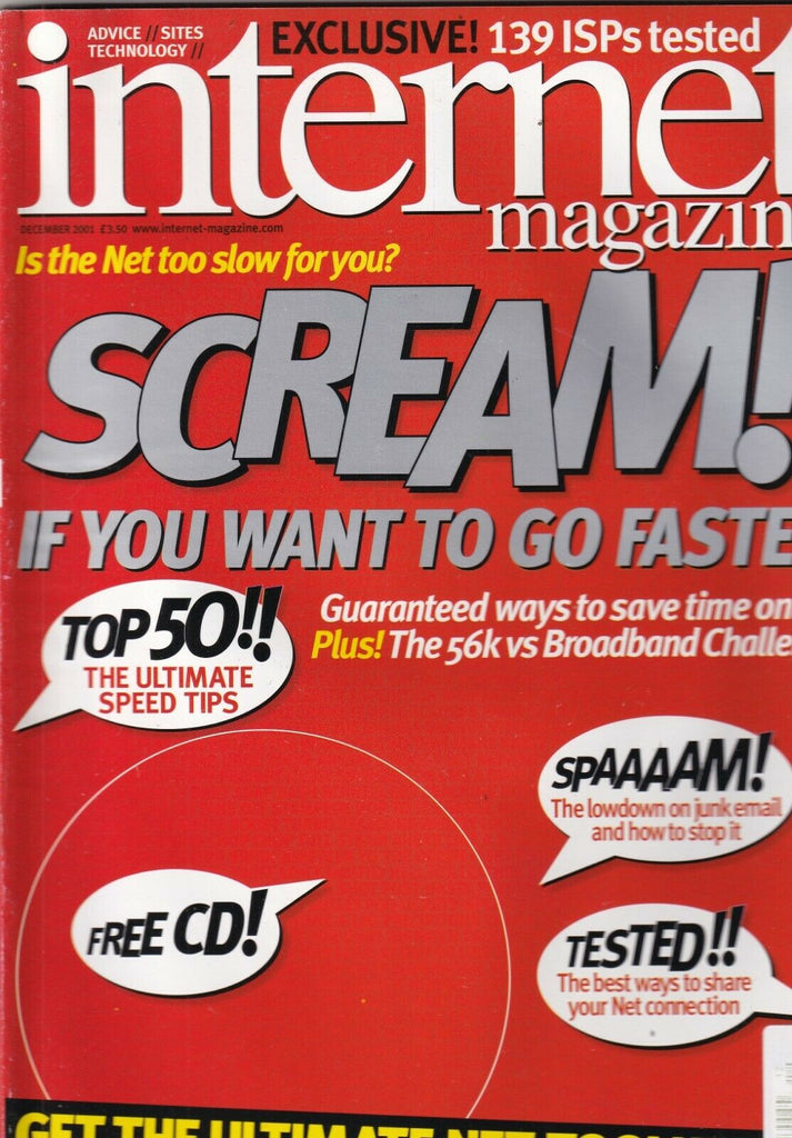 Internet Magazine 139 ISP's Tested December 2001 090319nonr