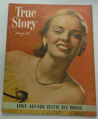 True Story Magazine Love Affair With My Boss January 1949 070115R2