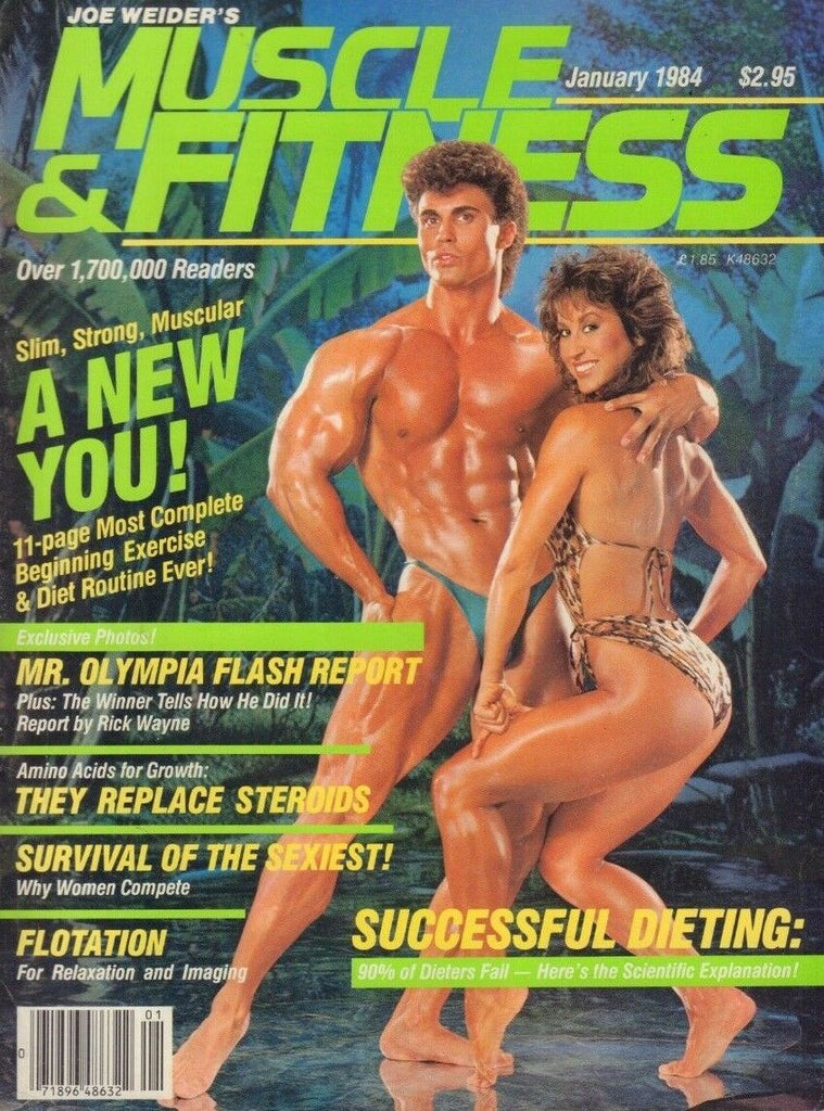 Muscle & Fitness January 1984 Rachel McLish Rory Liedelmeyer 121318DBE